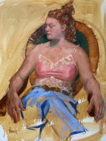 In Blue Jeans
20" x 16" oil
In Blue Jeans
20" x 16" oil